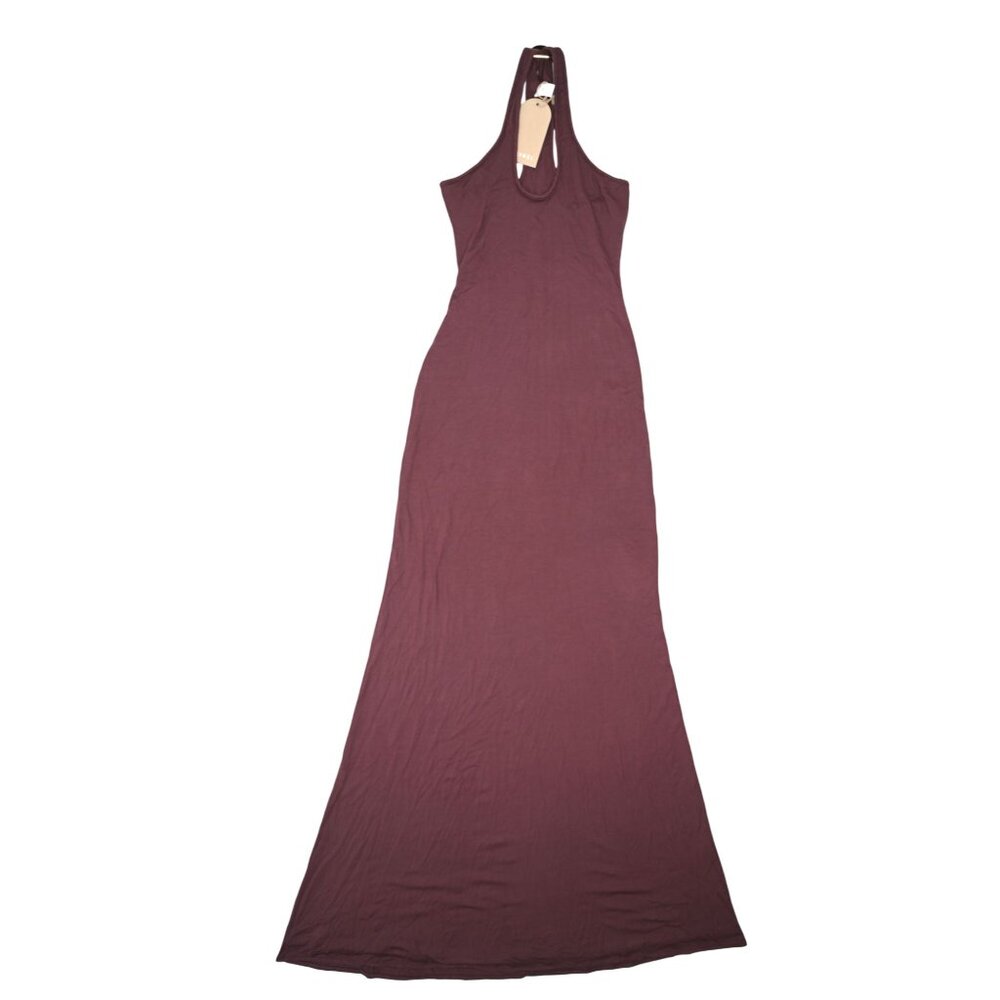 Meshki Ramona Modal Maxi Dress with Hardware in Mahogany